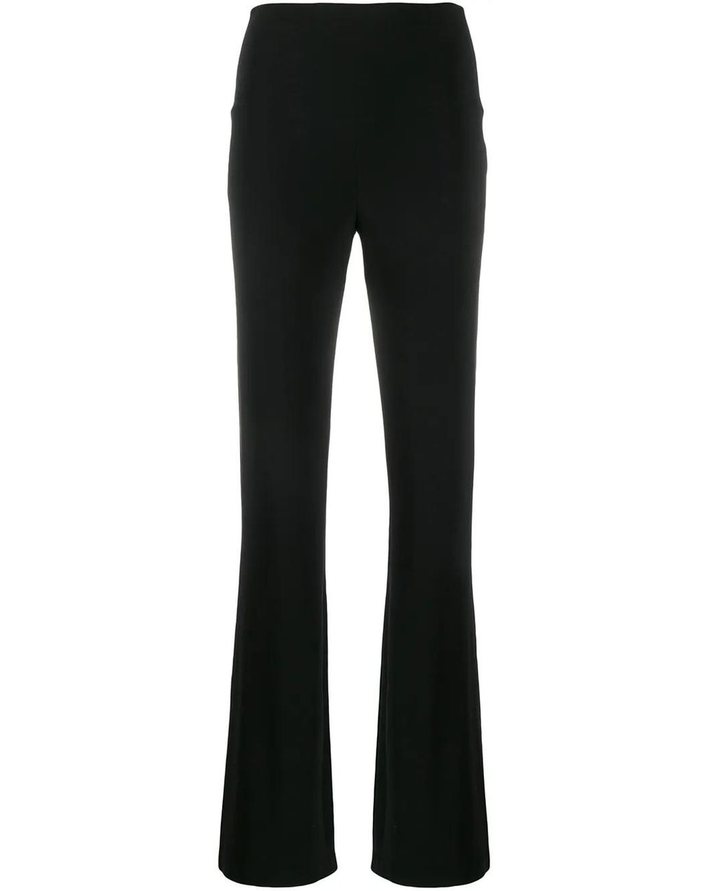 Norma Kamali Straight Broek in het Black