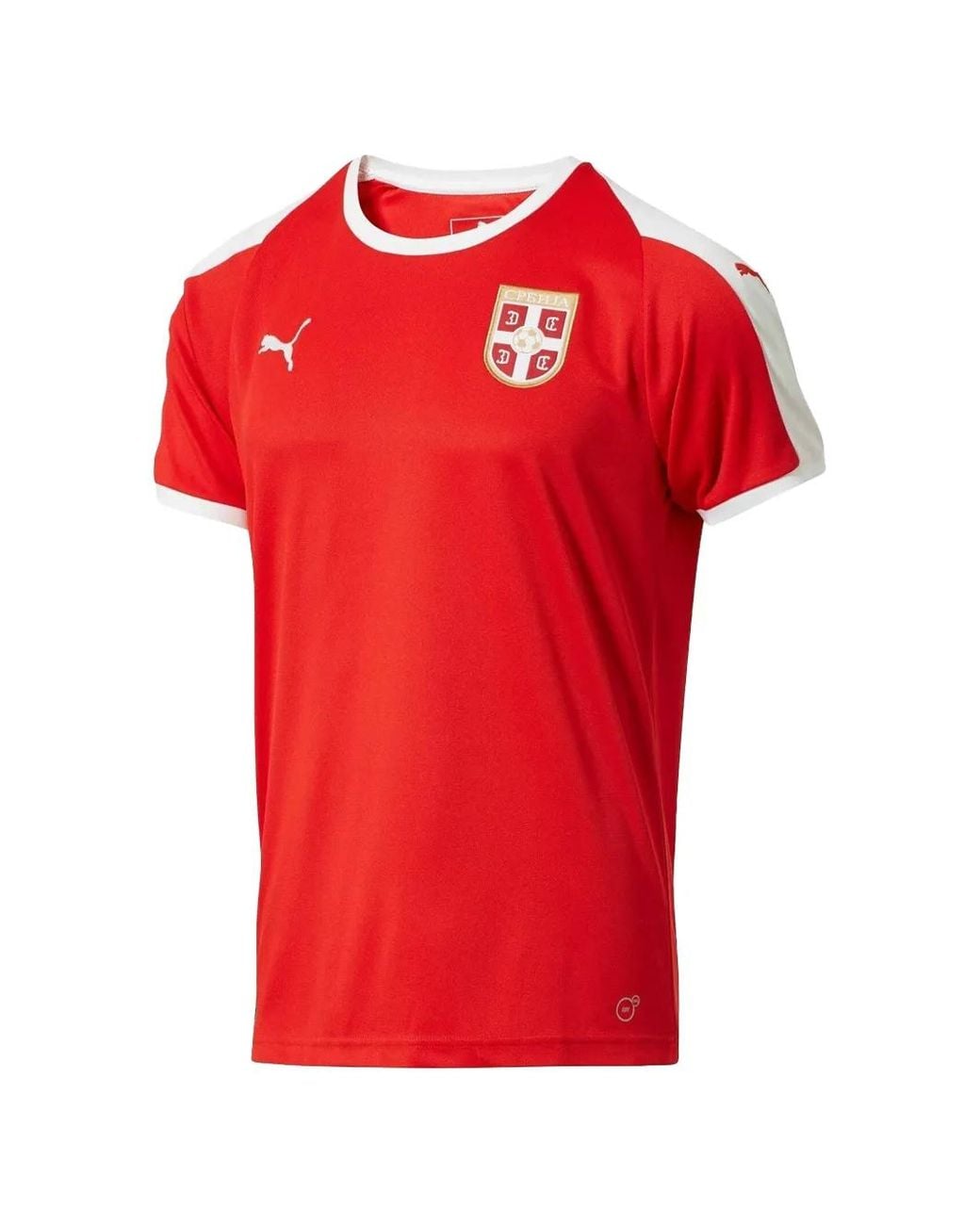 PUMA Red Serbia Replica Short-Sleeve T-Shirt for men