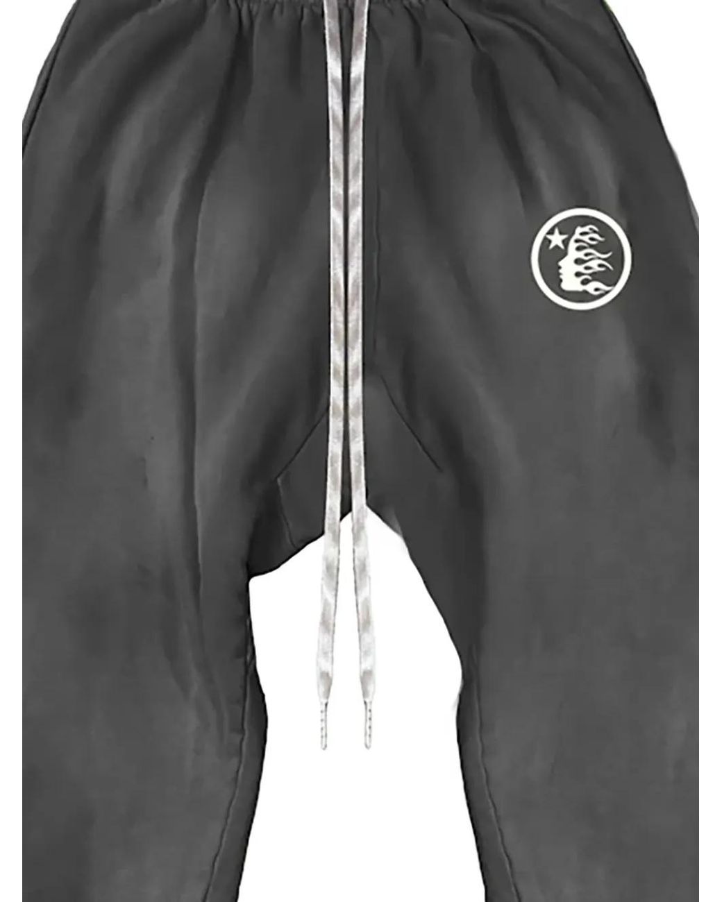 HELLSTAR Gray Uniform Track Pants for men