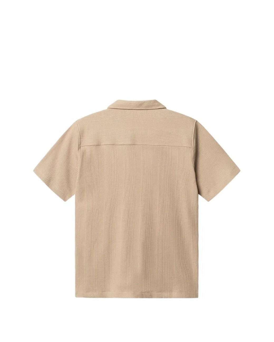 Gabba Natural Gabvalente Wup Waffle-Knit Shirt for men