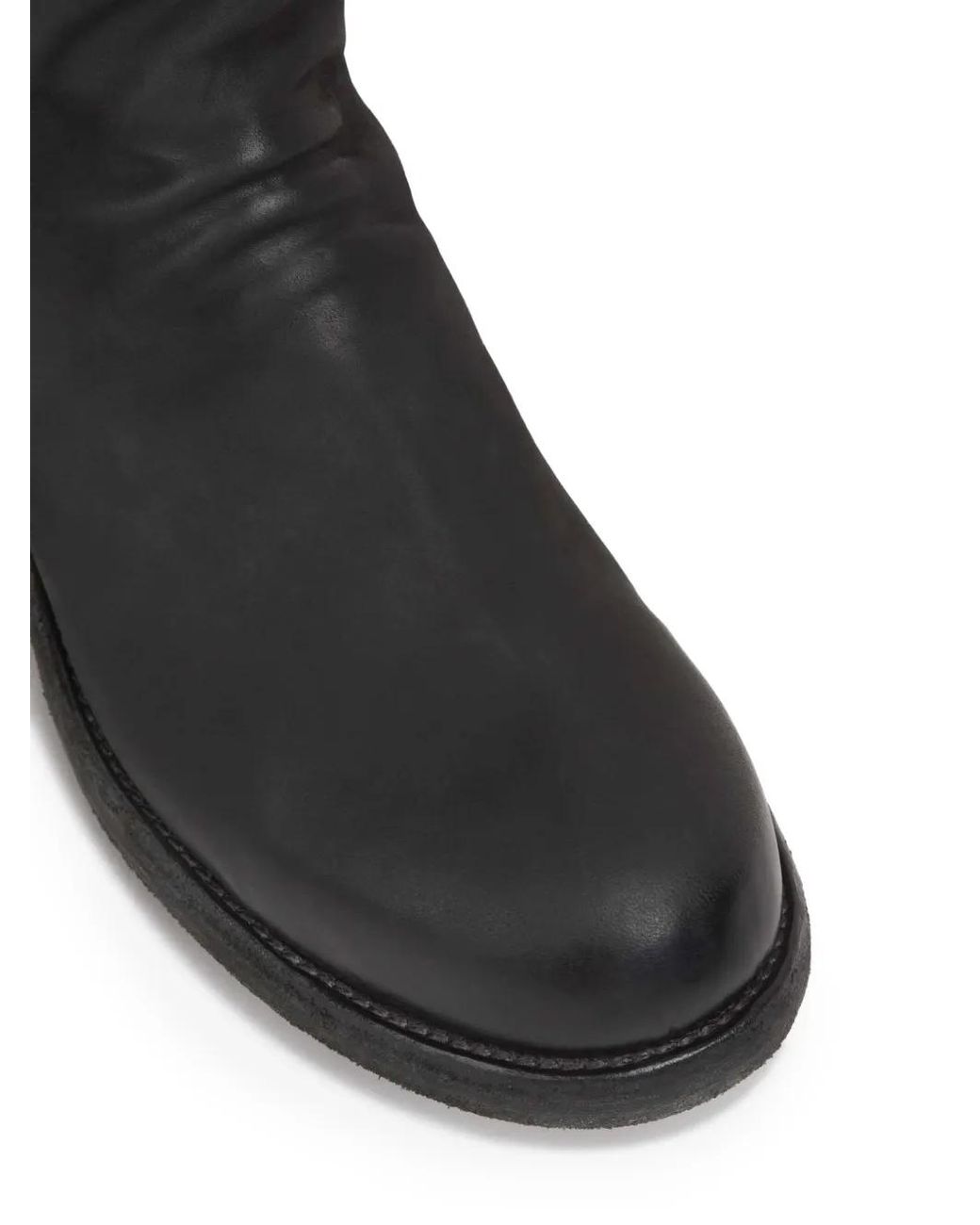 Officine Creative Black Bottines En Cuir À Fermeture Zippée for men