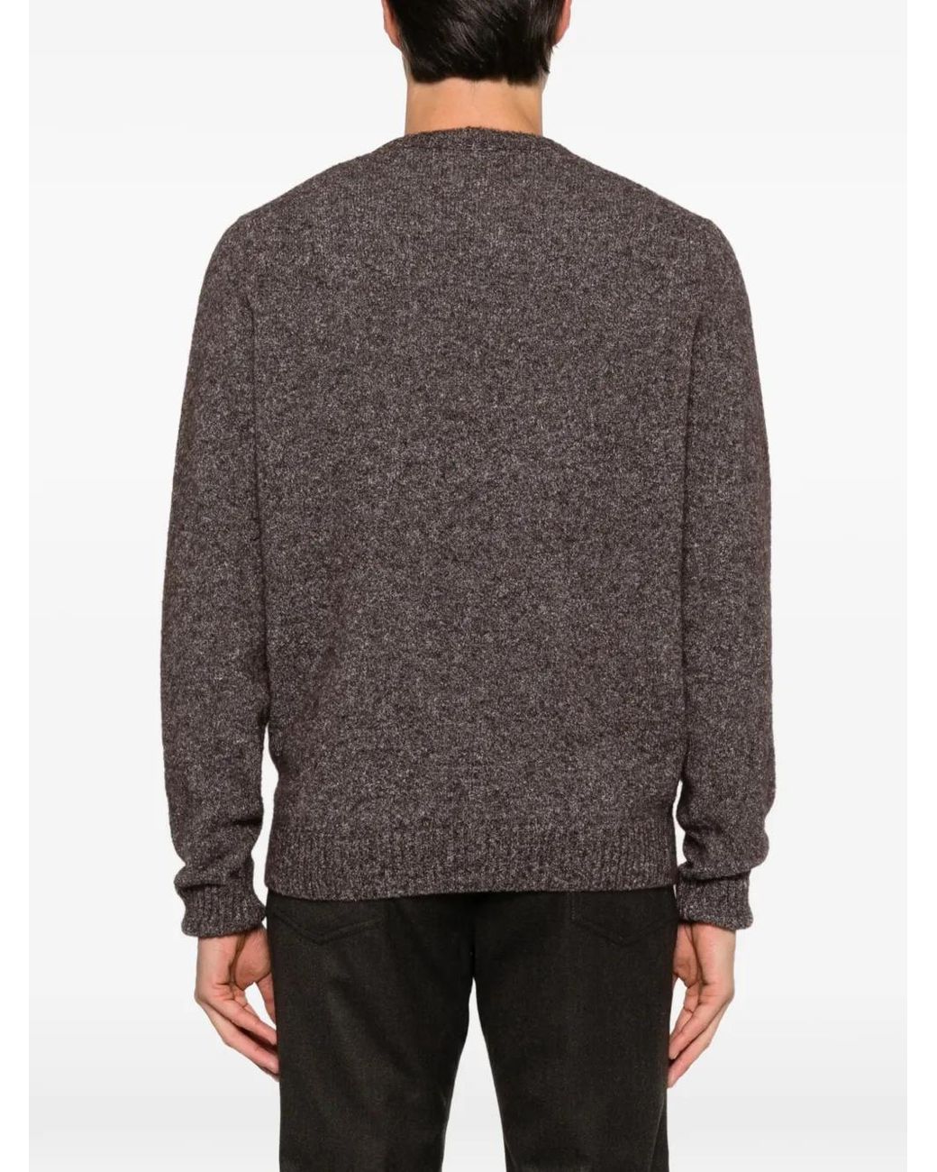 Corneliani Brown Pull À Col Rond for men