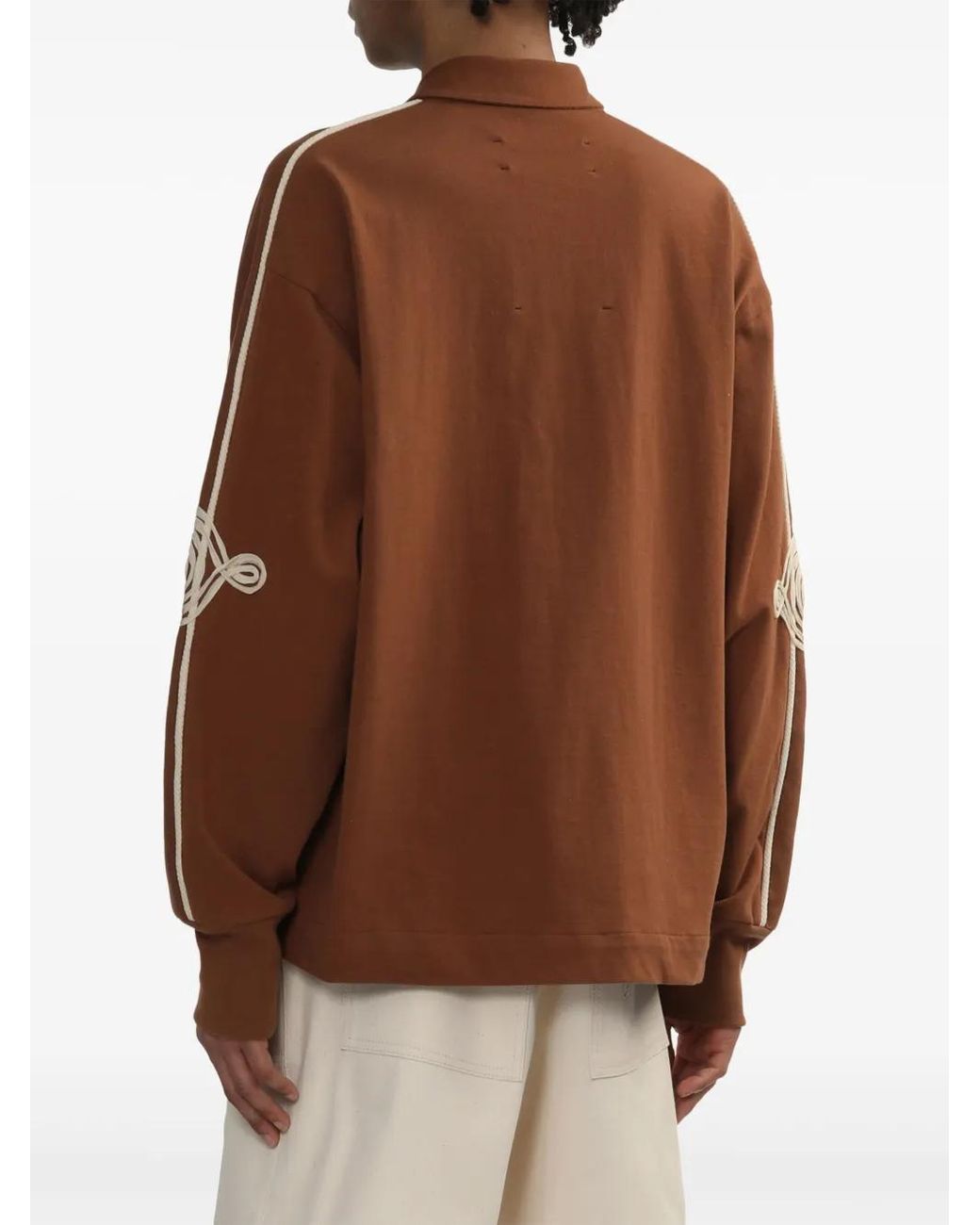 Song For The Mute Brown Root Wood Shirt Jacket for men