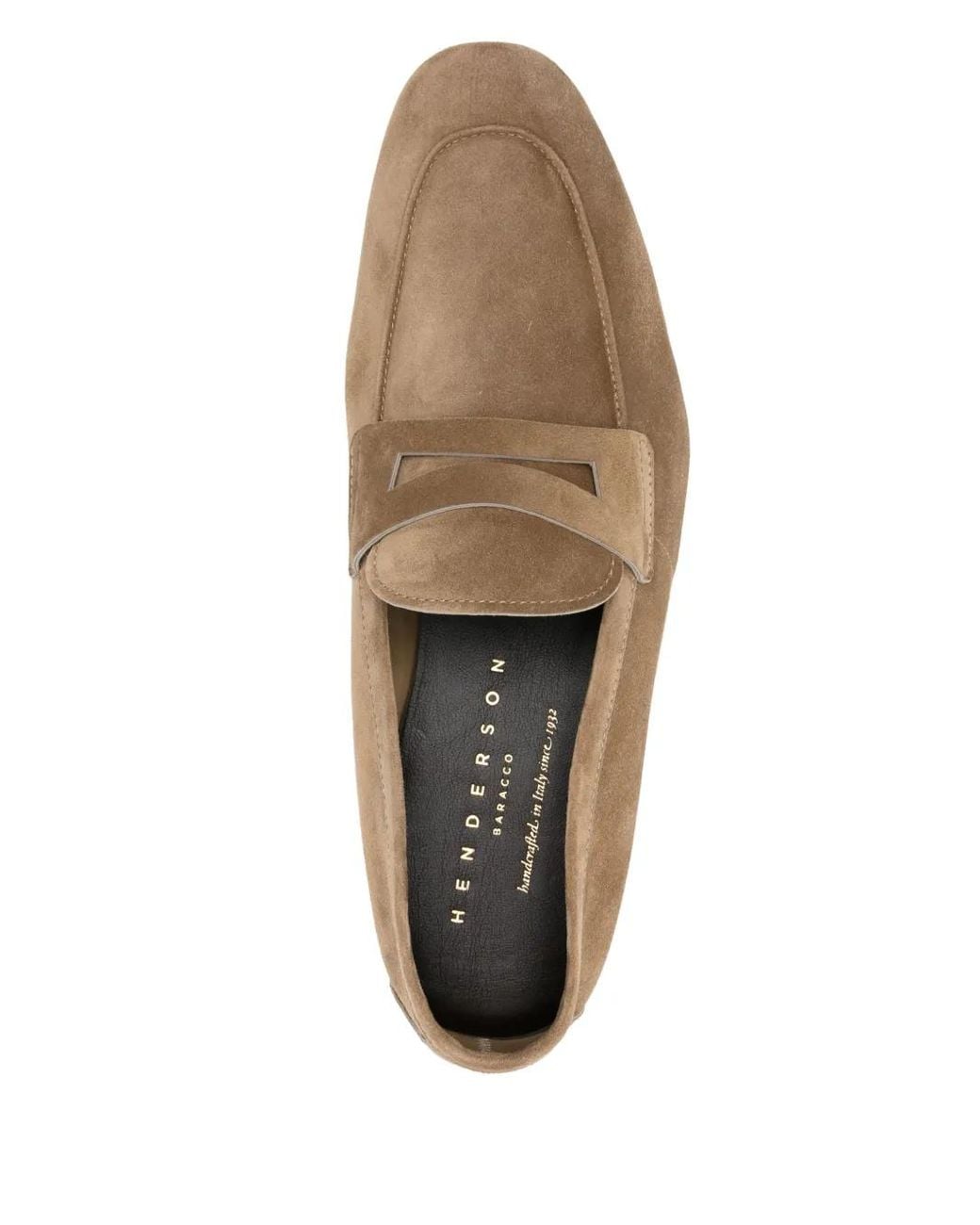 Henderson Brown Suede Loafers for men