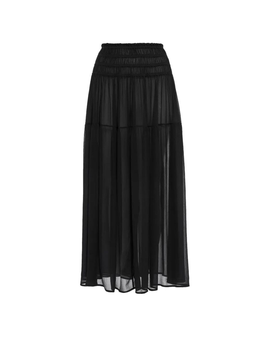 Eres Black Irrésistible Long Skirt