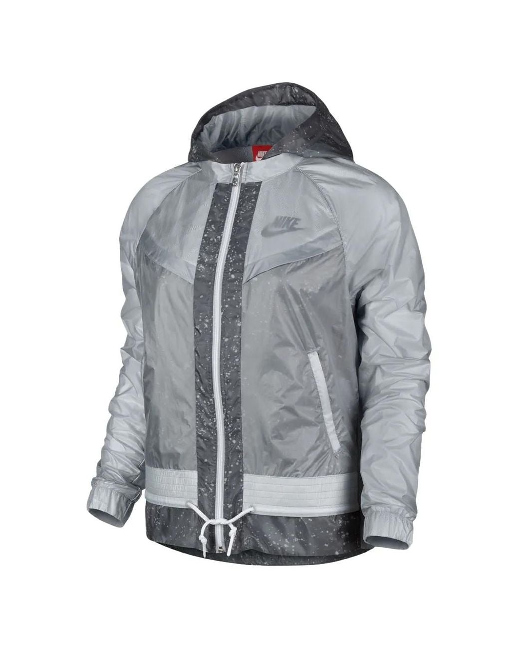 Nike Gray Windrunner Splatter Jacket