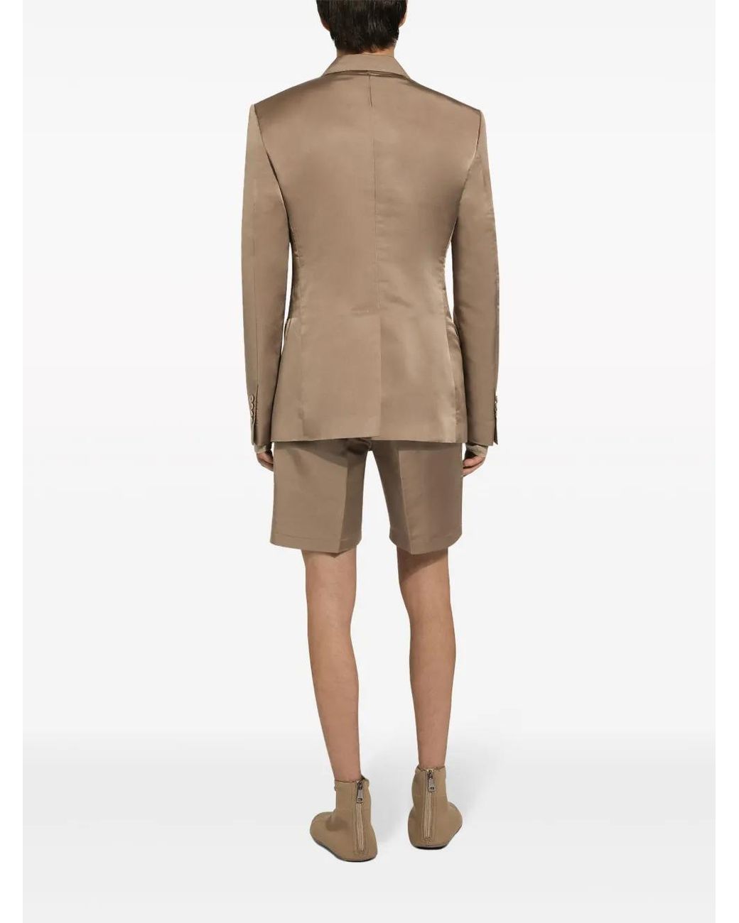 Dolce & Gabbana Natural Duchesse Double-Breasted Blazer for men