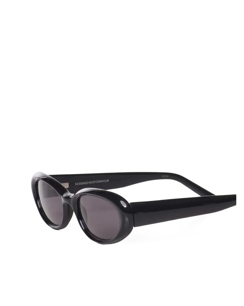 Chimi Gray Oval-Frame Sunglasses