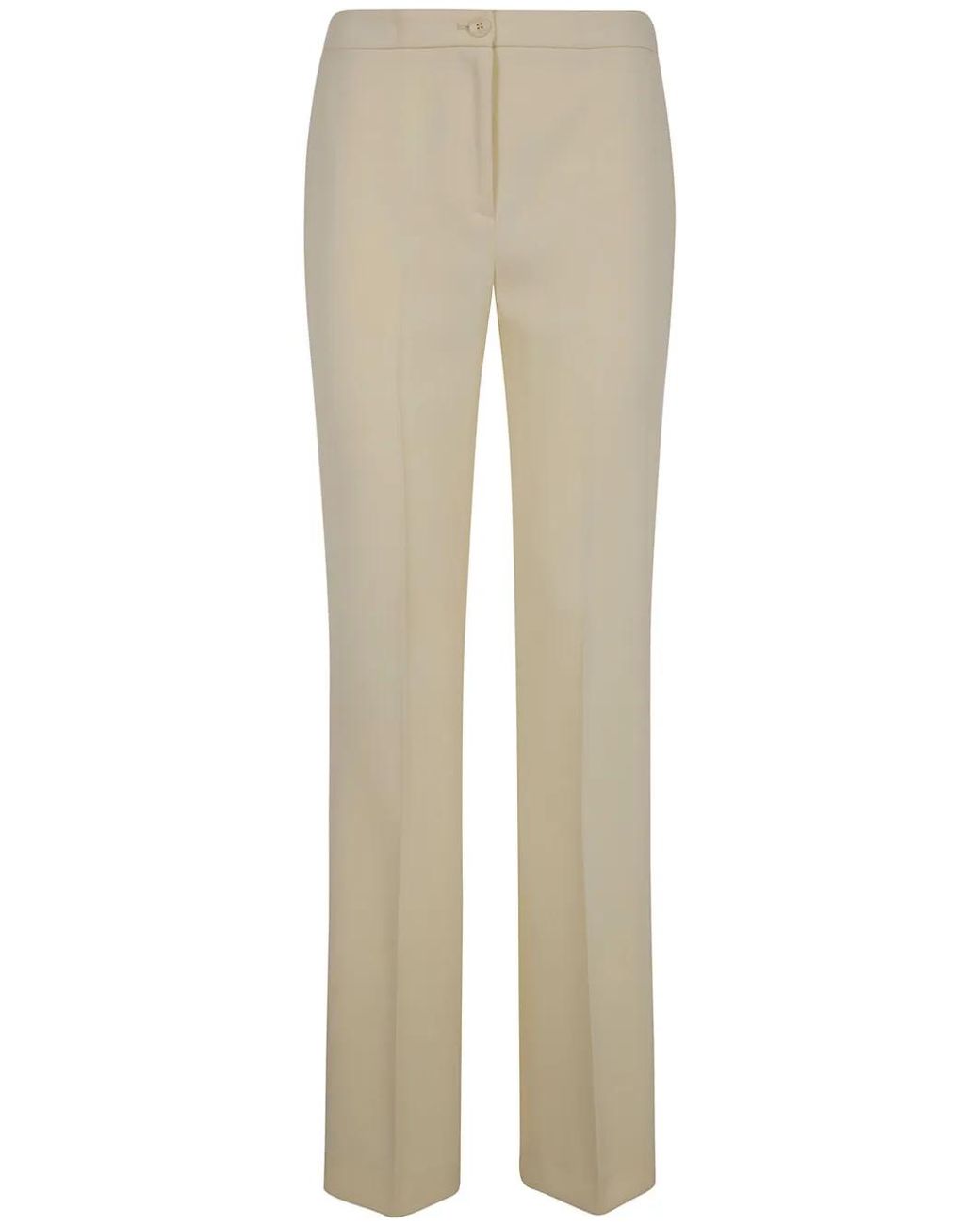 Twinset Natural Straight-Leg Trousers