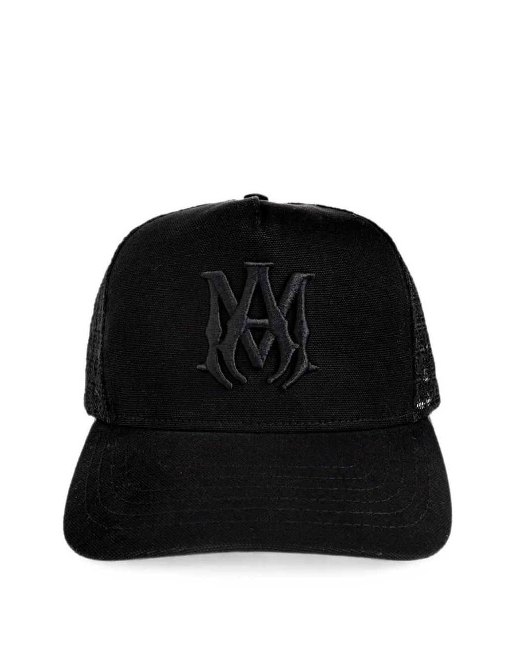 Amiri Black Ma Truck Canvas Hat for men