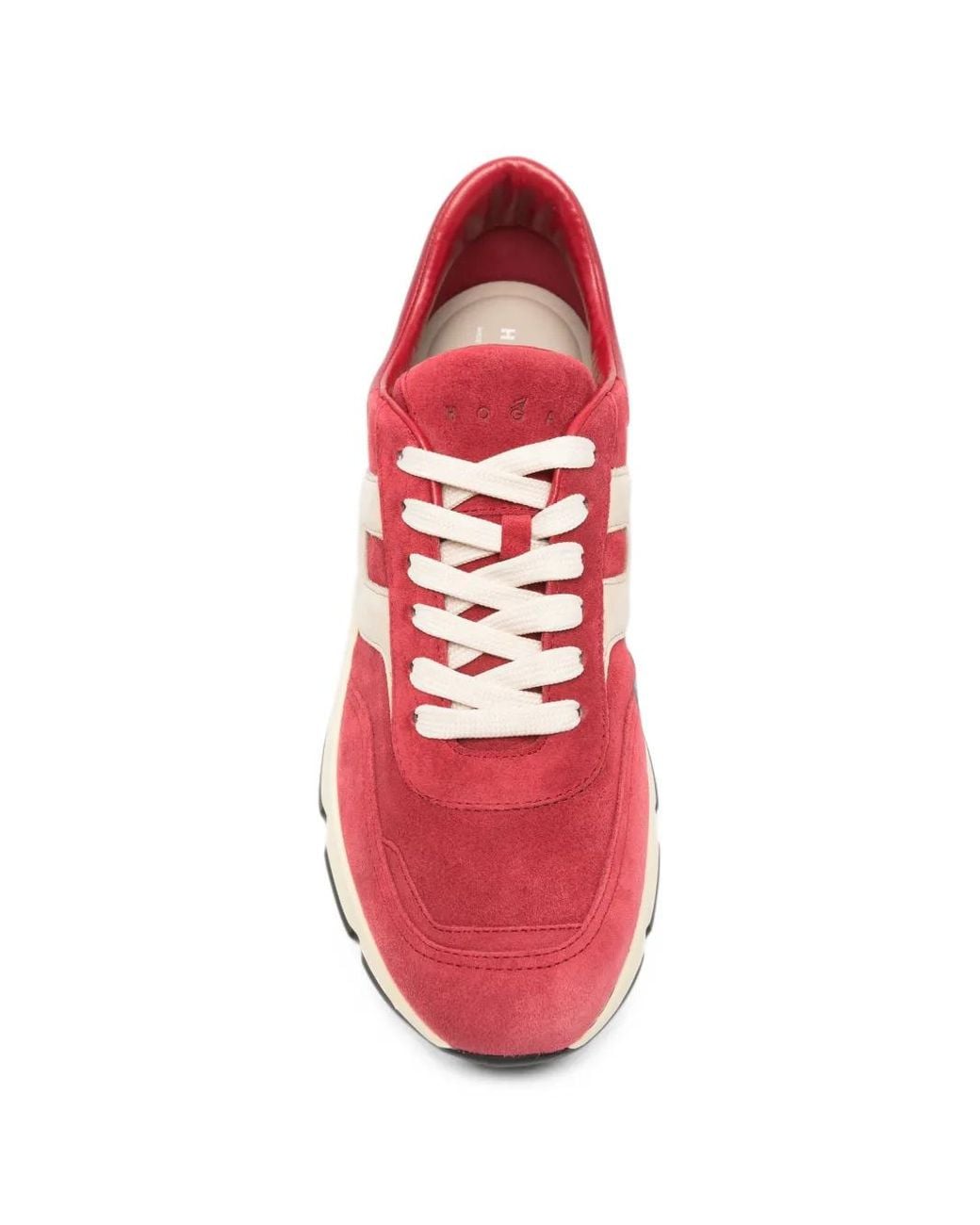 Hogan Pink Hyperlight Logo-Patch Panelled Sneakers for men