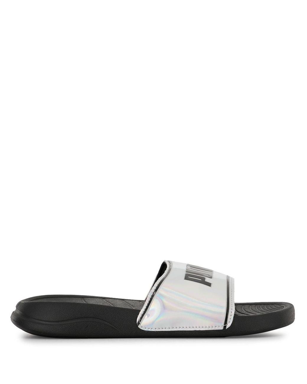 iridescent puma slides