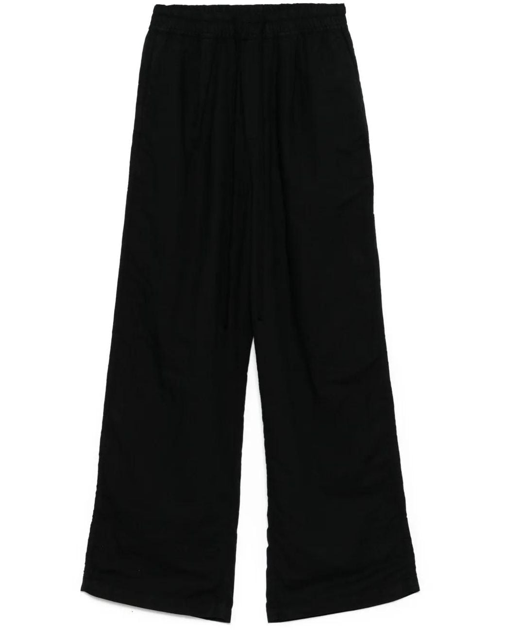 Thom Krom Straight Broek in het Black
