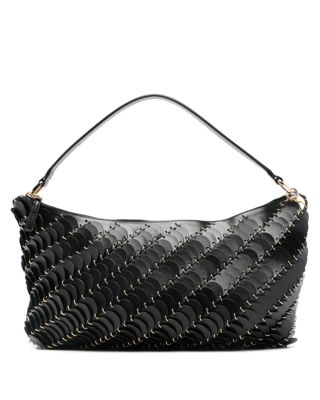 Rabanne Black Paco Leather Bag
