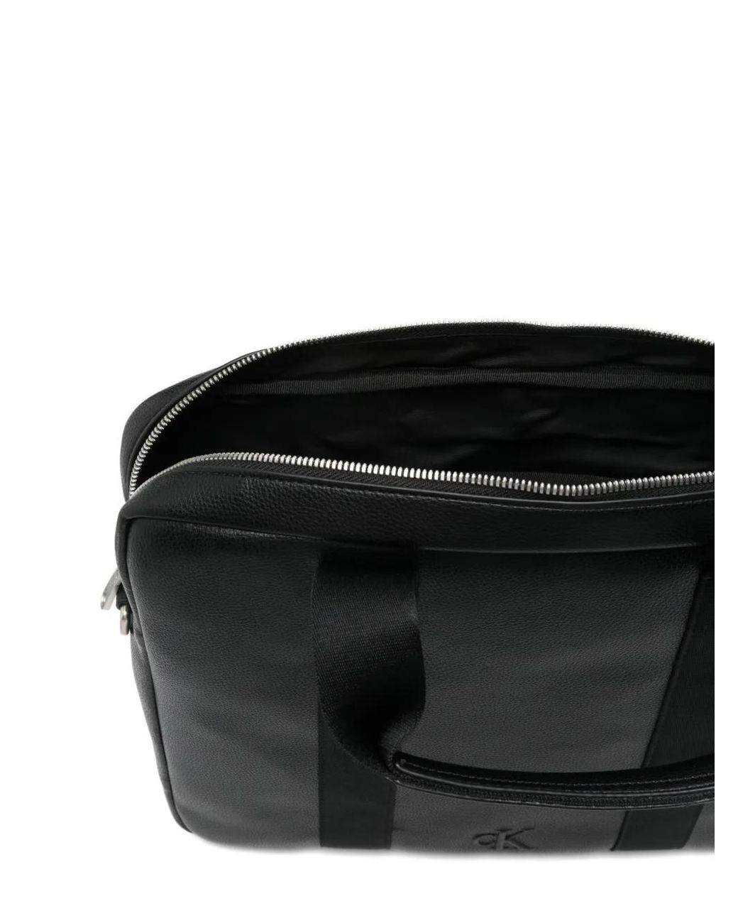 Calvin Klein Black Zip-Fastening Laptop Bag for men