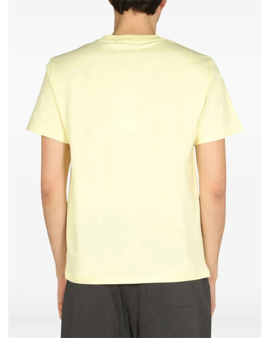 Department 5 Yellow Logo-Print T-Shirt for men