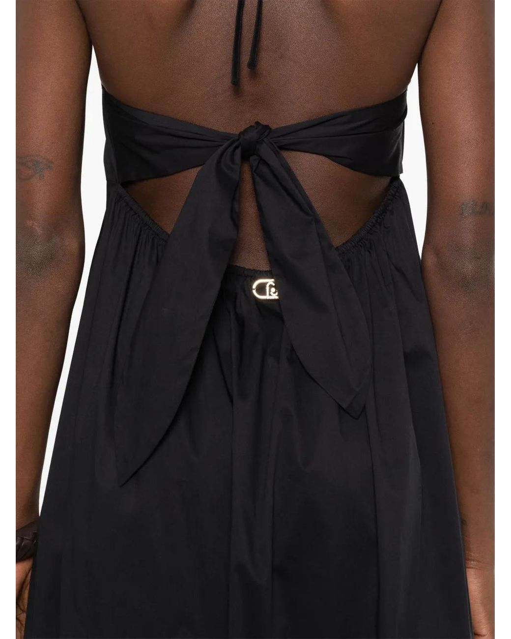 Liu Jo Black Hollyhock Maxi Dress