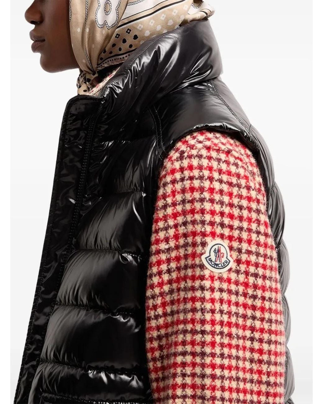 Chaleco Frelon Acolchado Moncler de color Black
