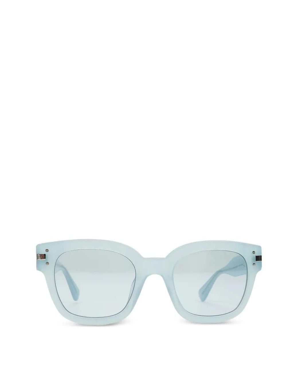 Amiri Eckige Sonnenbrille Mit Logo in Blue für Herren