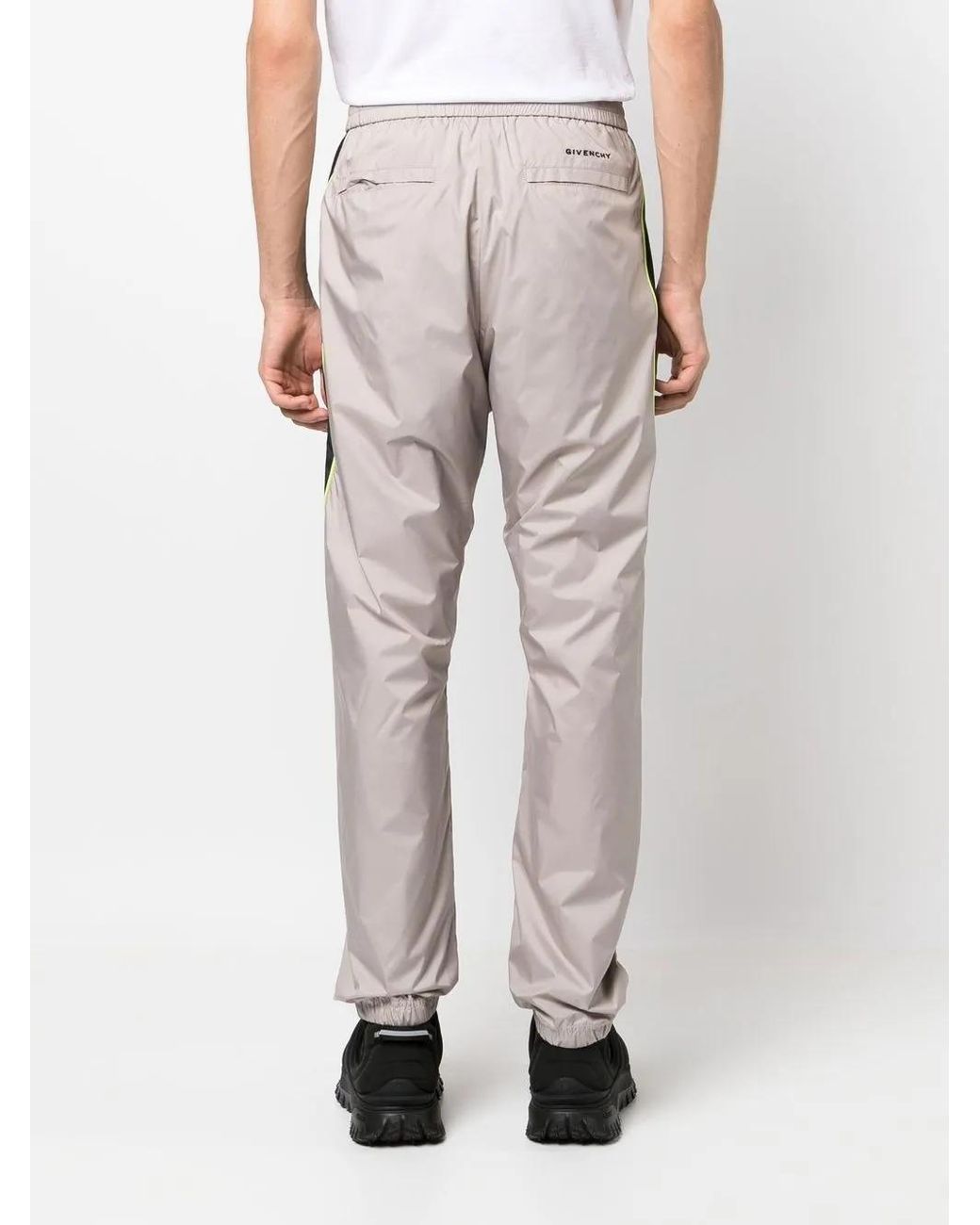 Givenchy Natural Side-Stripe Track Pants for men