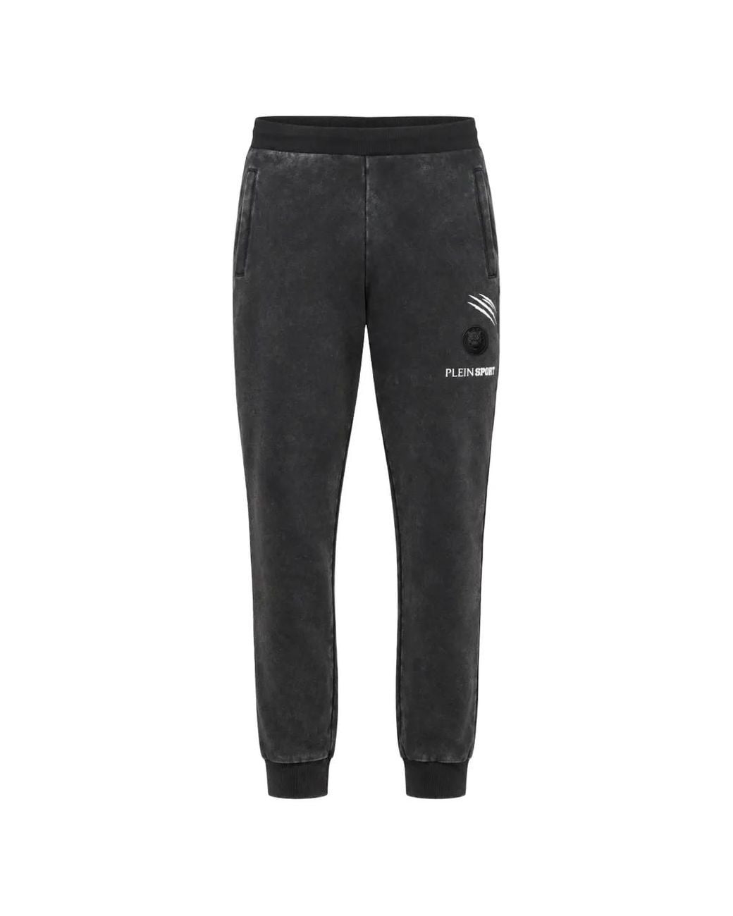 Philipp Plein Black Fleece Track Pants for men