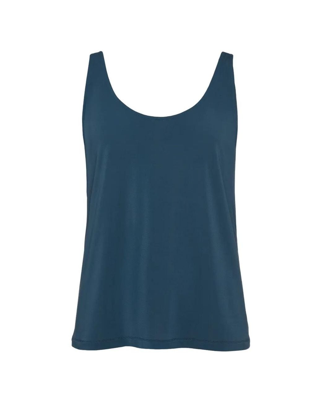 Eres Blue Anaë Scoop-Neck Tank Top