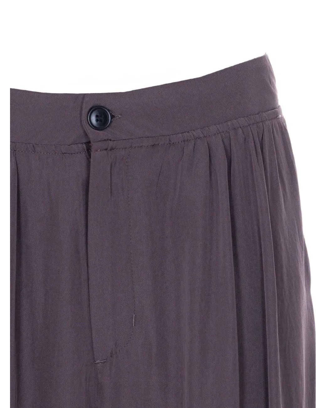 ELEH Purple Wide-Leg Trousers