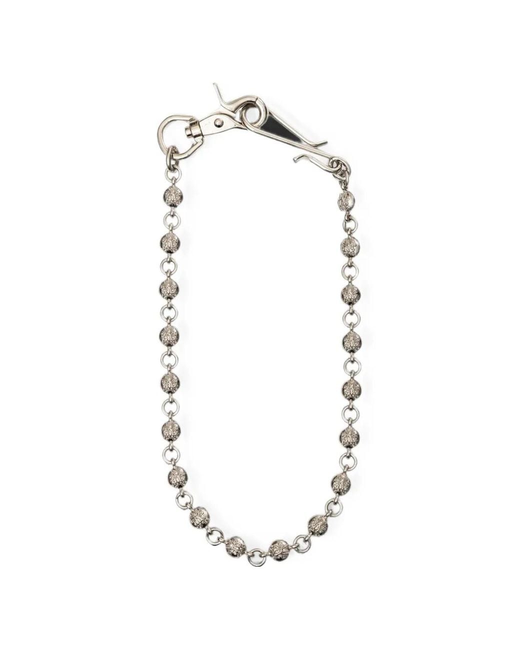 KAMIYA White Kmy Ball-Wallet Chain