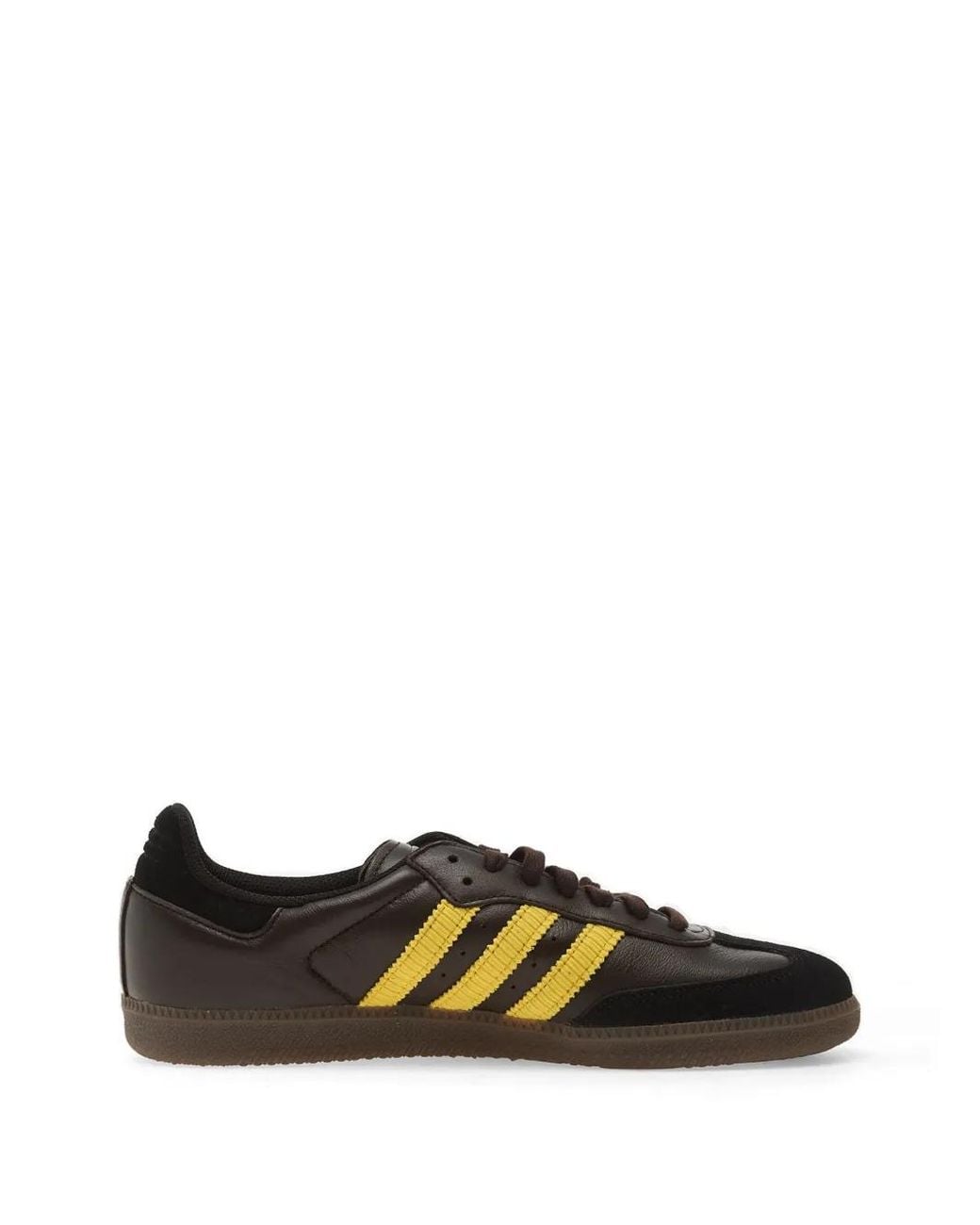 Adidas Black Samba Three-Stripes Sneakers for men