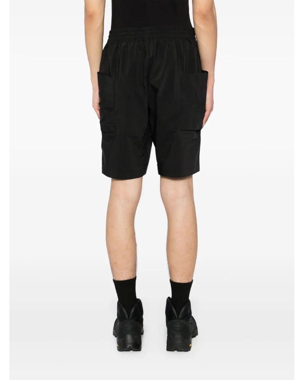 Spoonyard Black Solotex 3D Patch Pockets Shorts