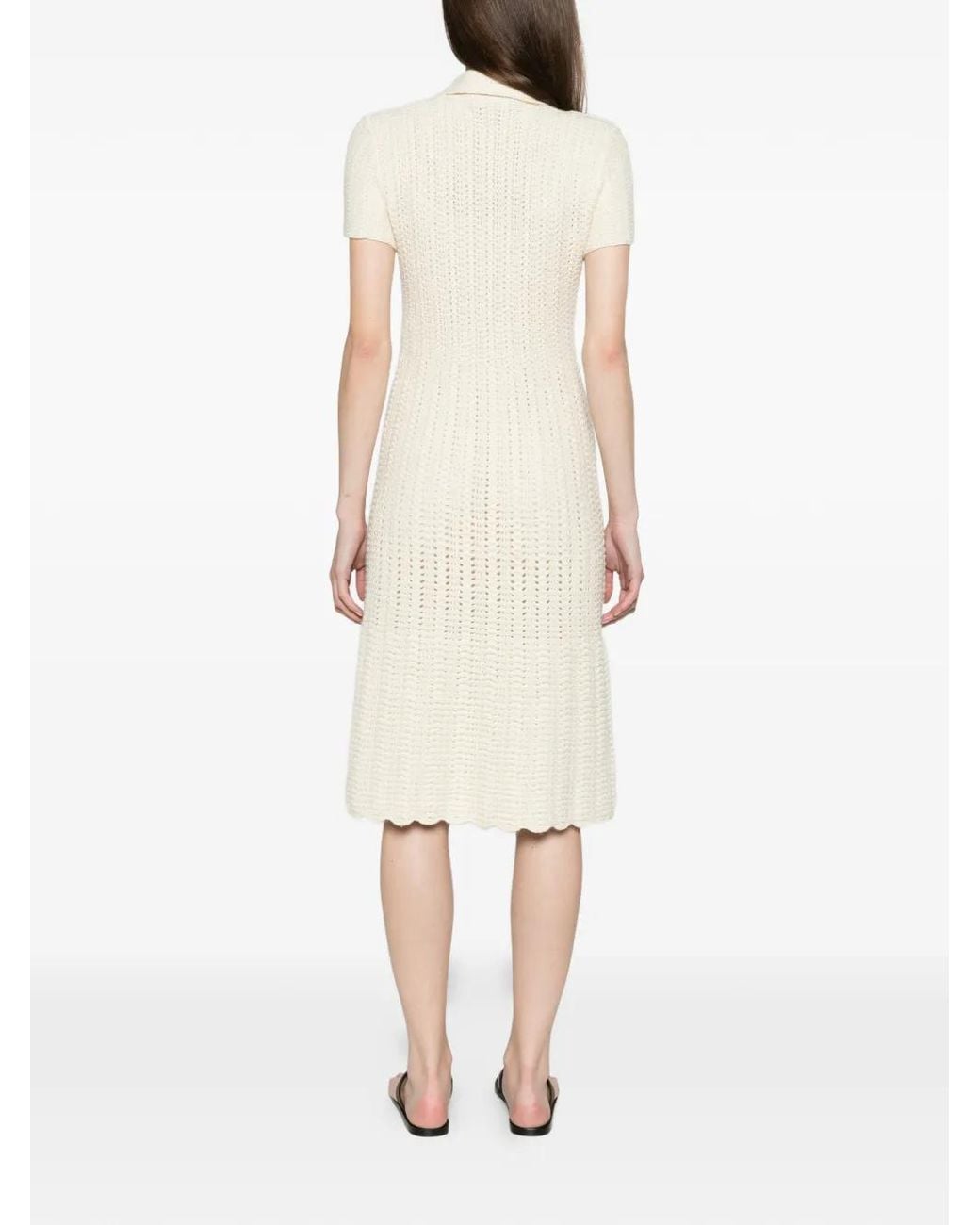 Loro Piana White Arola Dress