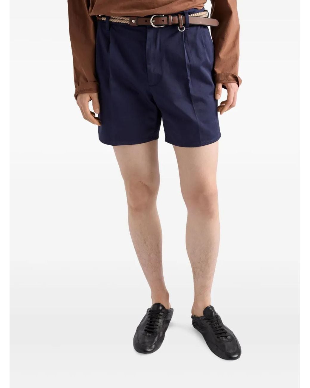 Prada Blue Bermuda Shorts for men