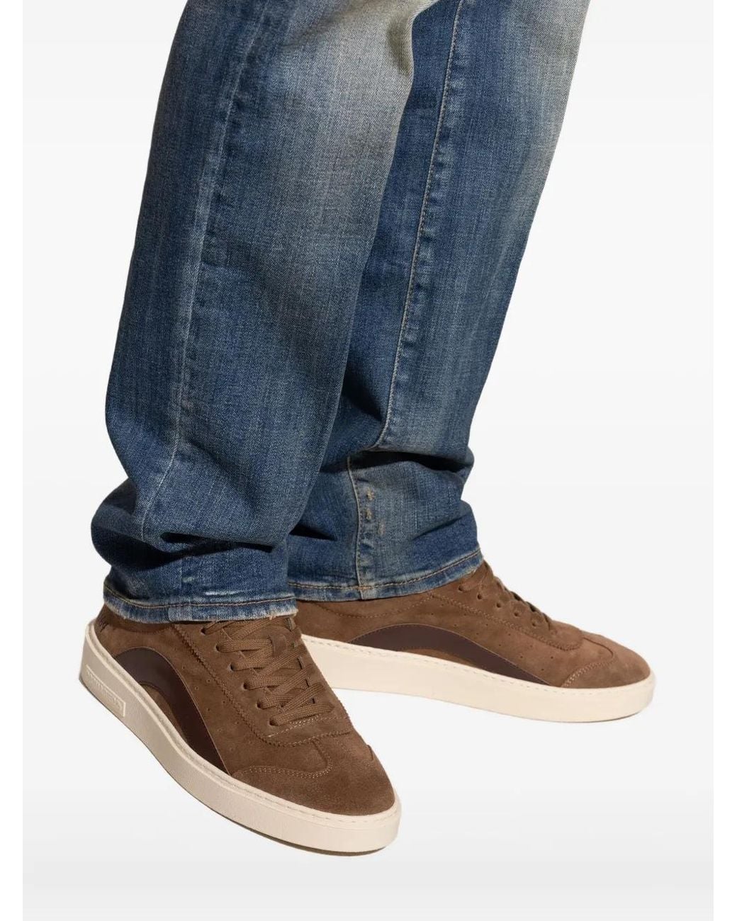 Baskets En Daim À Lacets DSquared² pour homme en coloris Brown