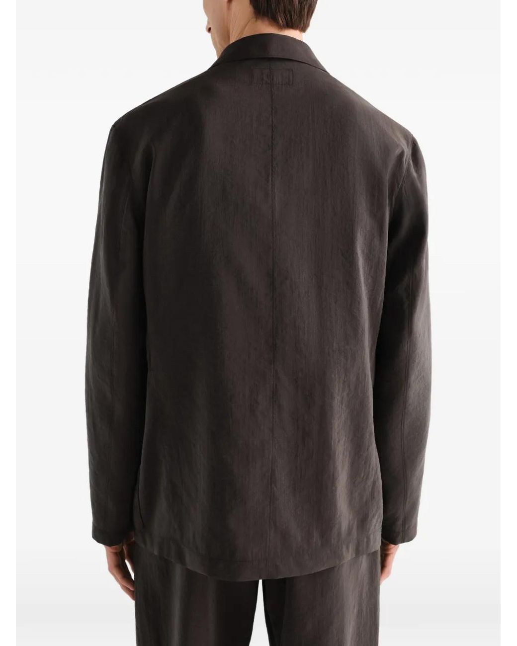 Lemaire Black Light Double-Breasted Jacket for men