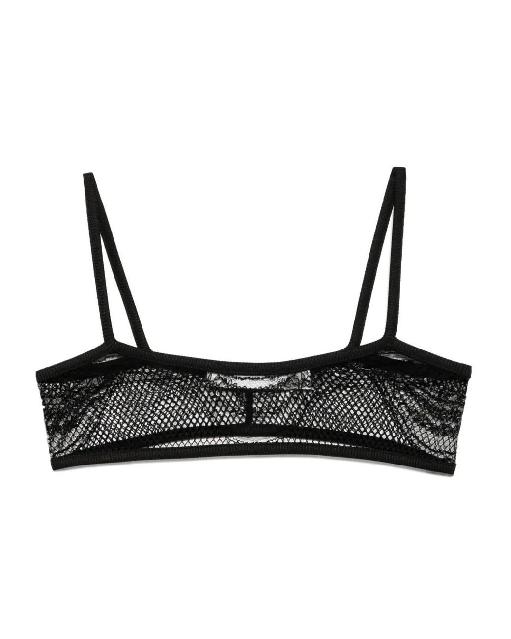 Christopher Esber Bralette Van Kant in het Black