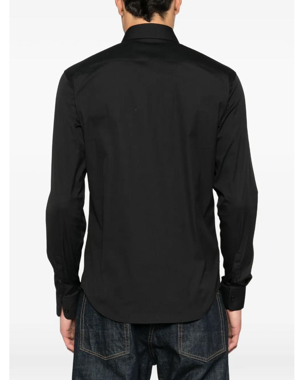 Sandro Black Plain Shirt for men