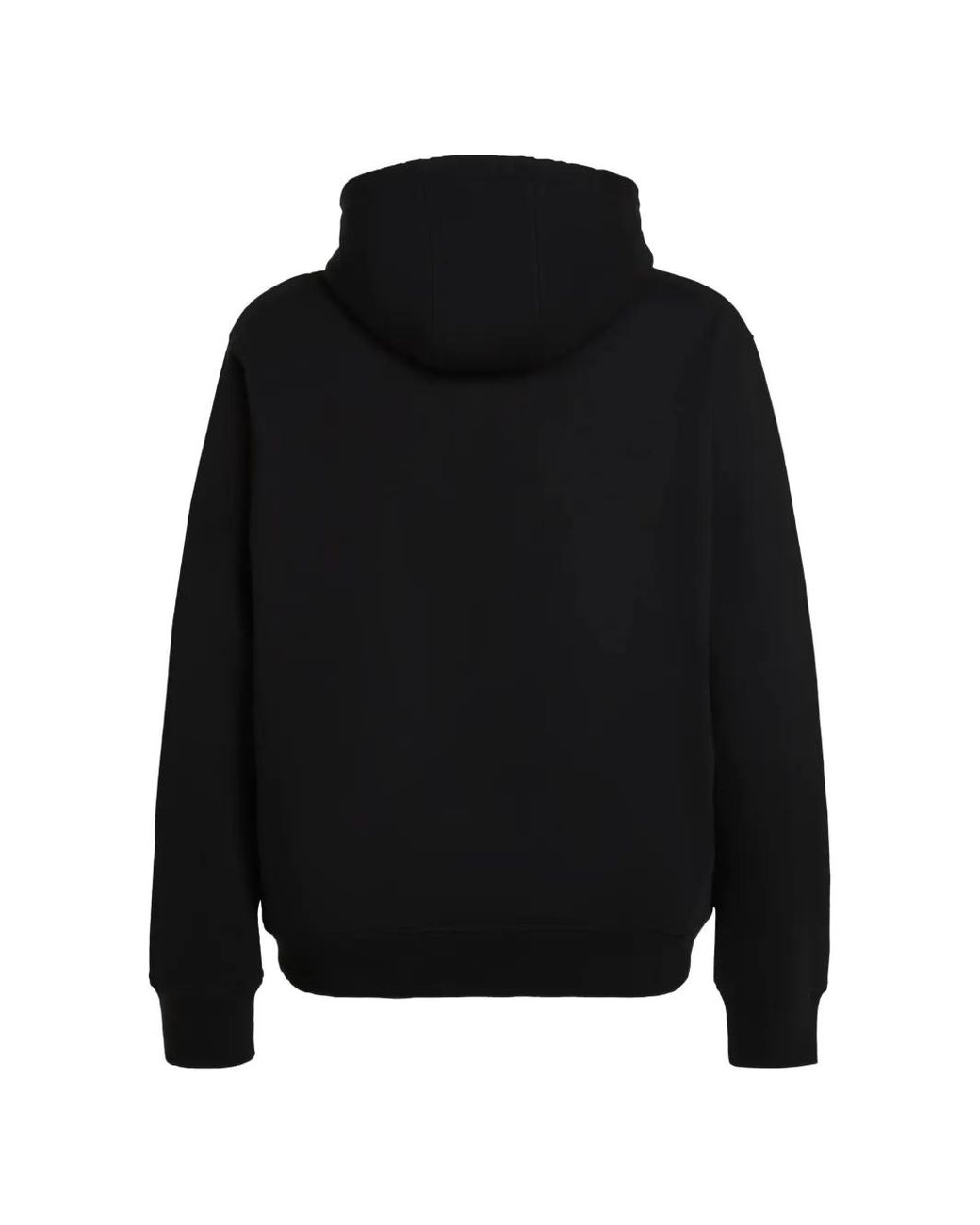 Karl Lagerfeld Black Ikon Half-Zip Hoodie for men