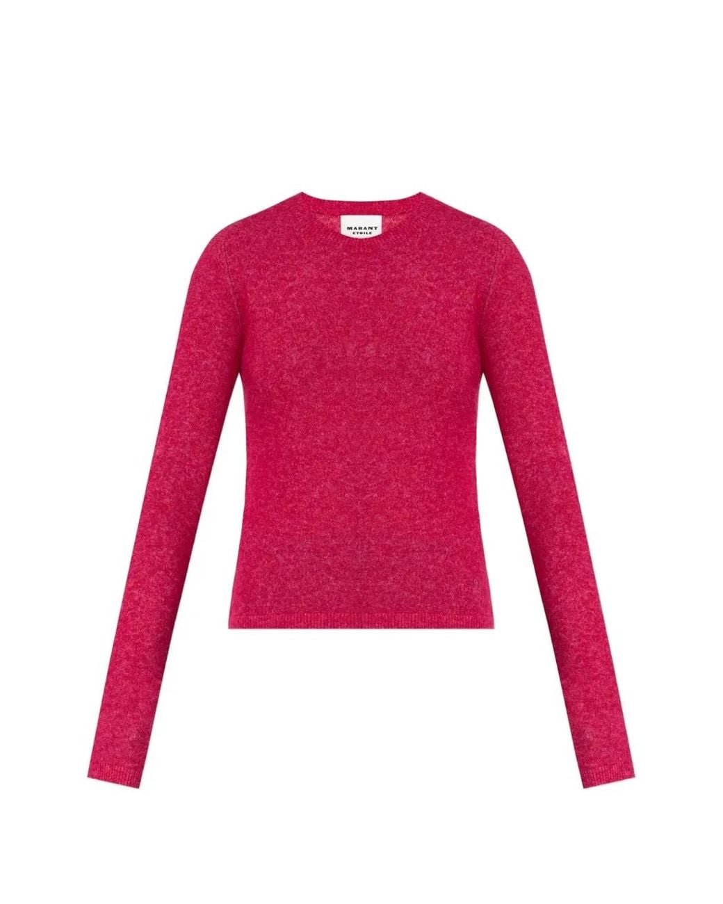 Isabel Marant Red Obira Crew-Neck Sweater
