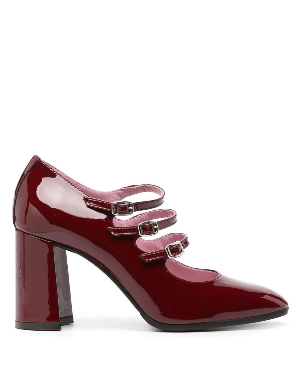 CAREL PARIS Purple Keel 85Mm Leather Pumps