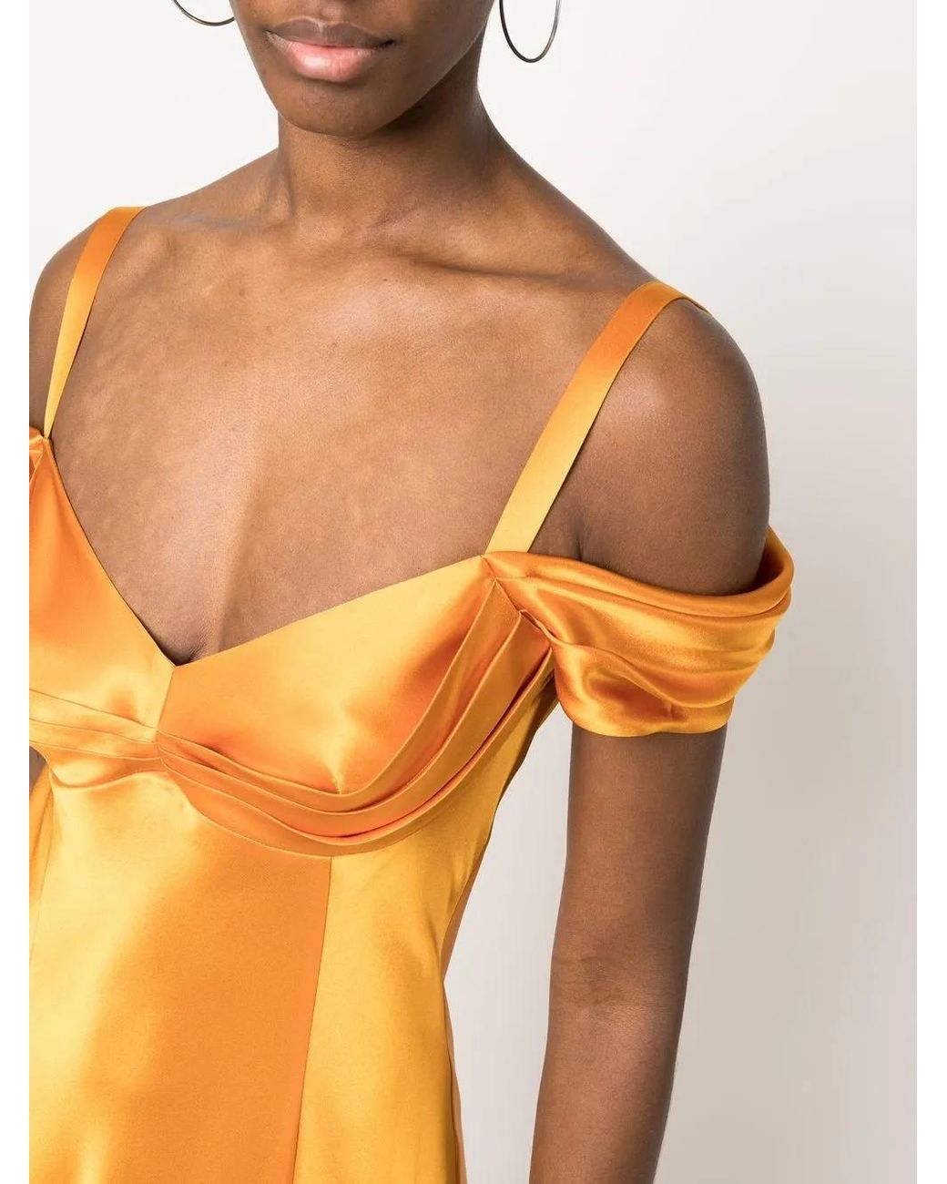 Alberta Ferretti Orange Dresses