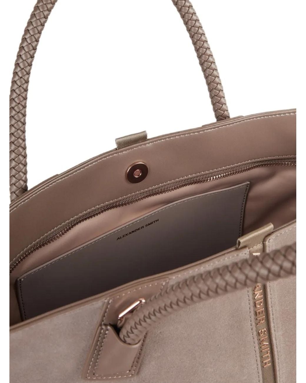 Alexander Smith Brown Large Lauren Shoulder Bag