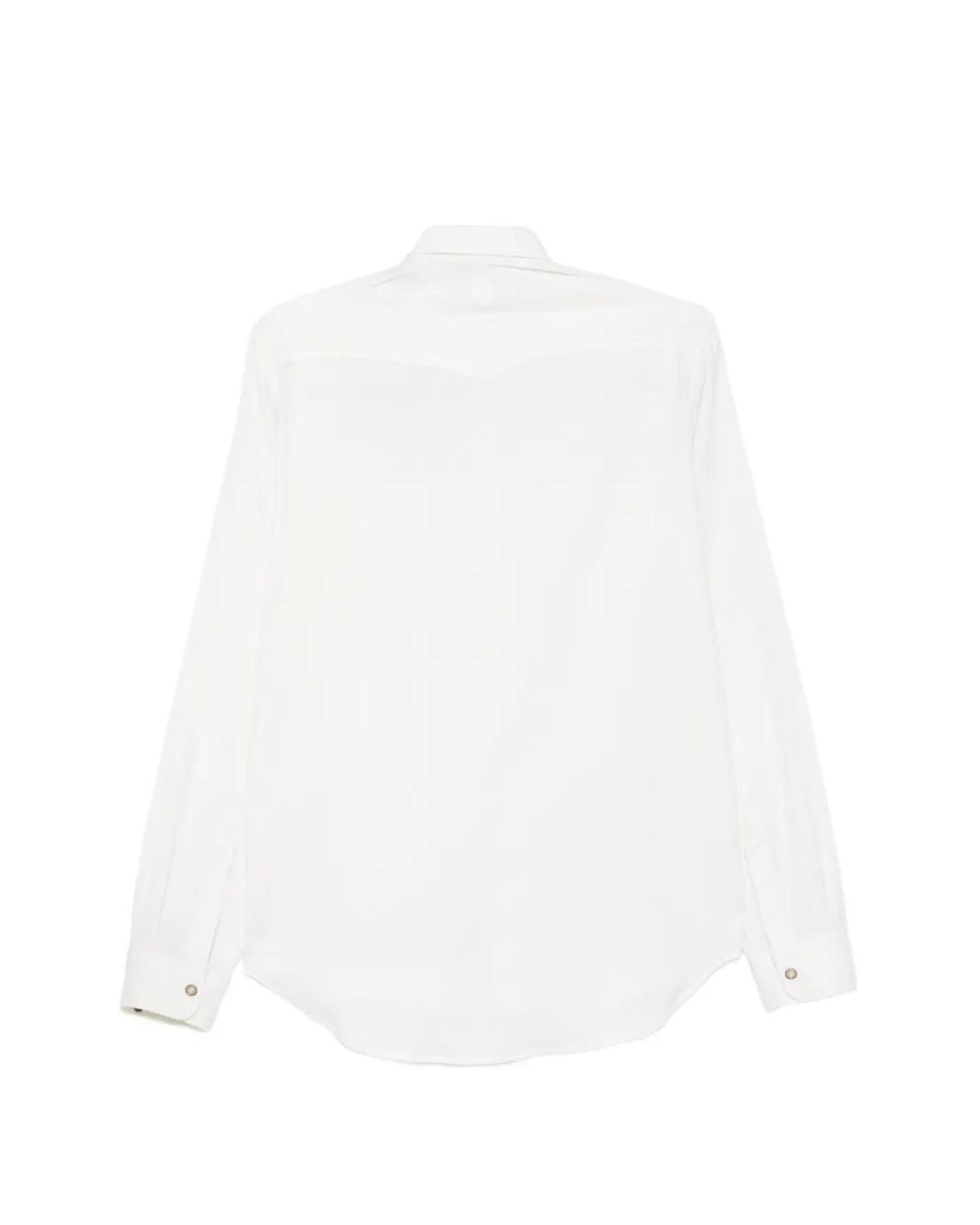 Canali White Button-Down Shirt for men