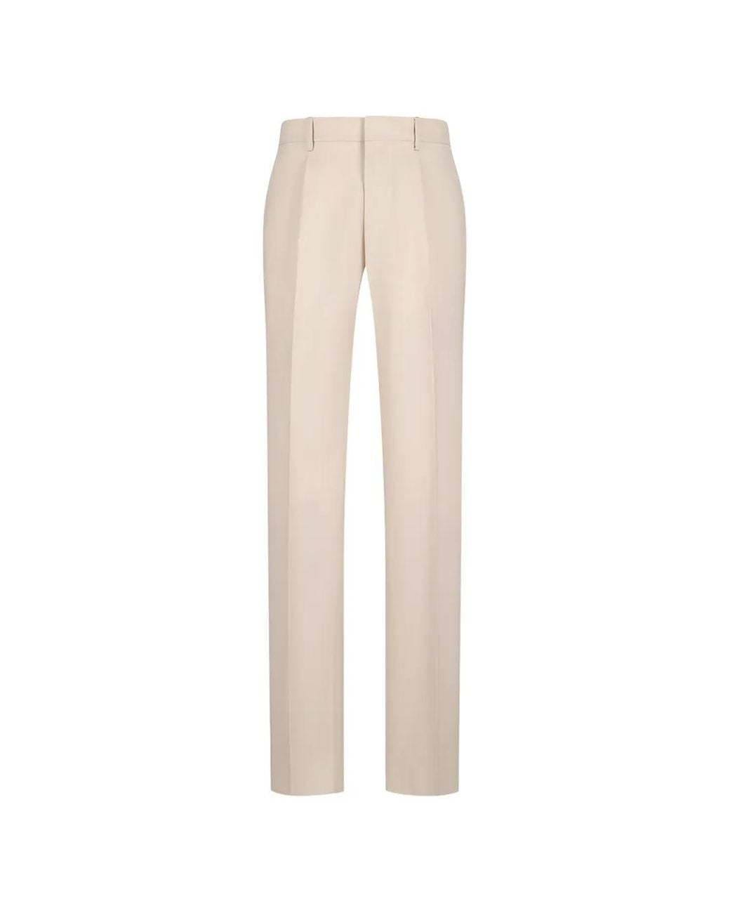 Lardini White Pocket Trousers for men