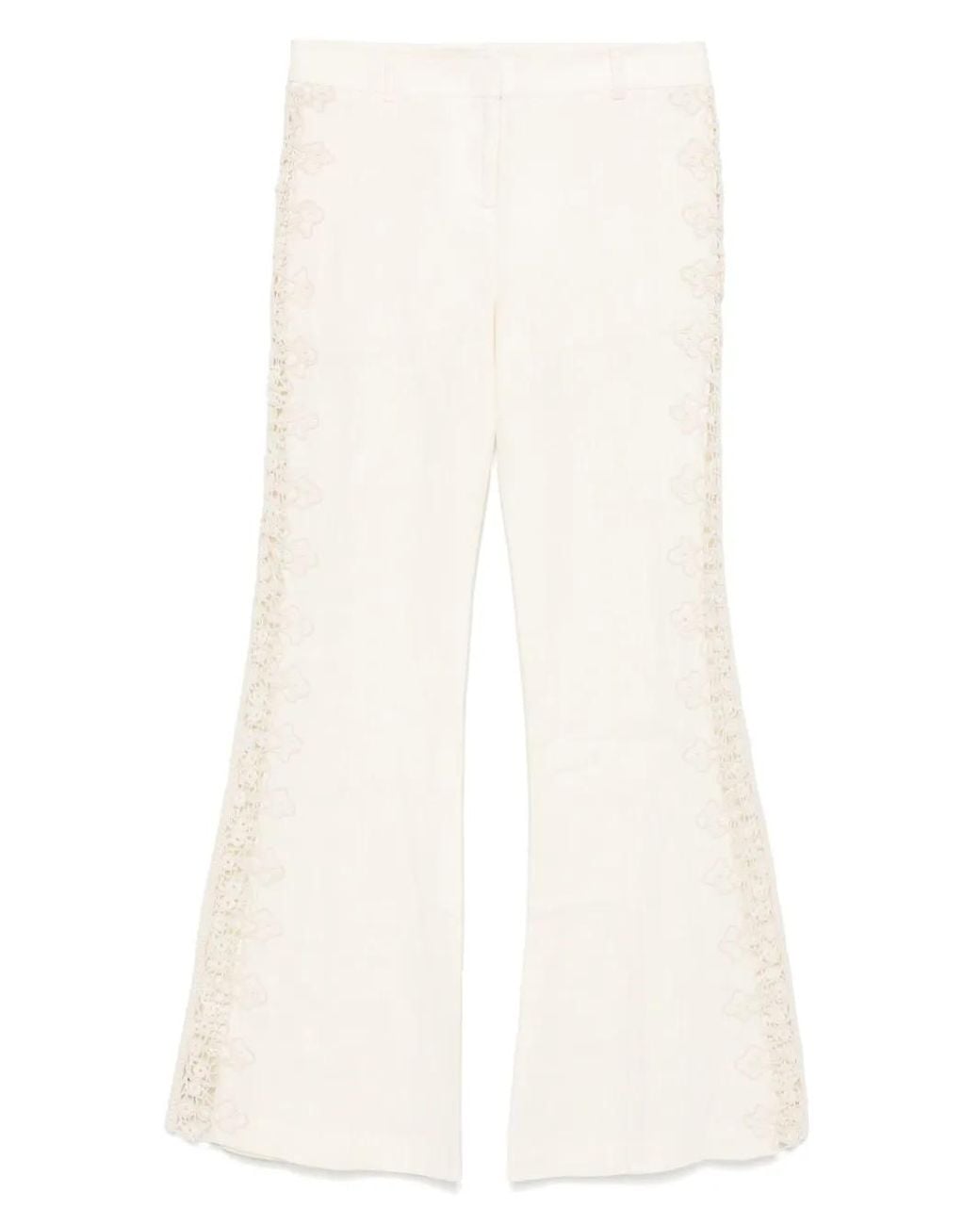 Zimmermann White Illuminate Trousers