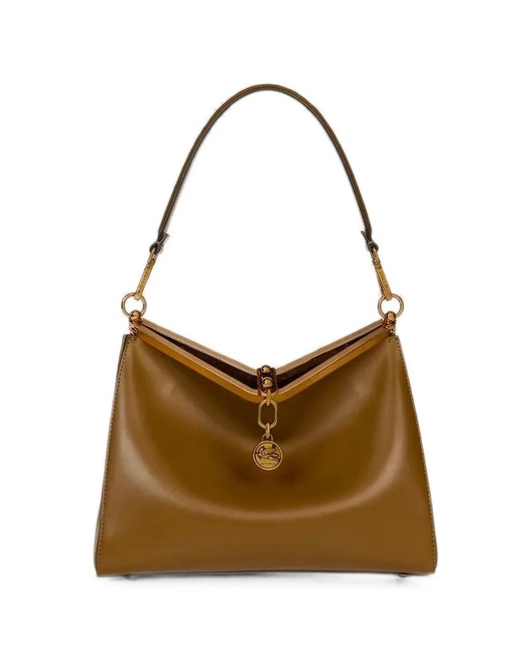 Etro Brown Medium Vela Shoulder Bag