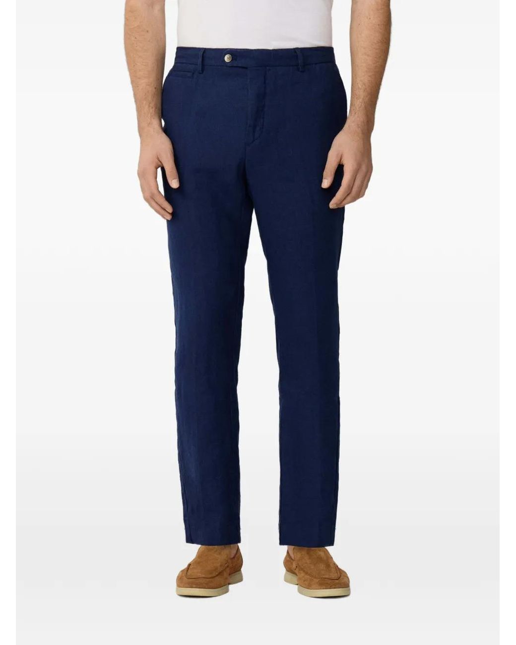 Pantalones Kensington Hackett de hombre de color Blue