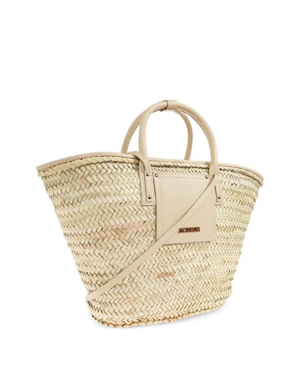 Borsa Tote Soli di Jacquemus in Natural