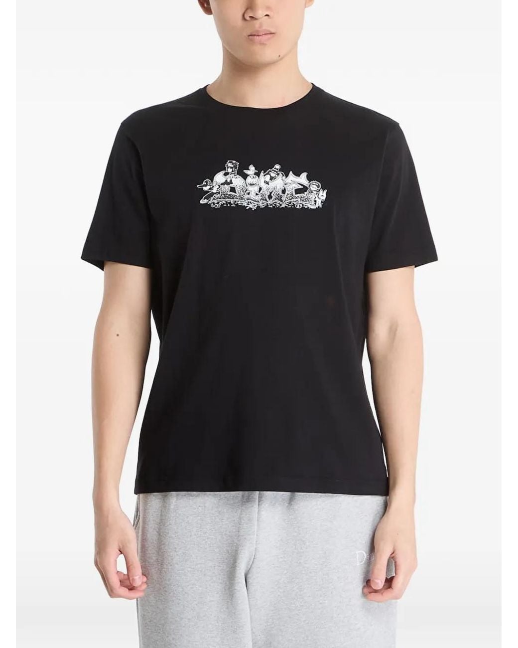 Dime Black T-Shirt À Imprimé Graphique