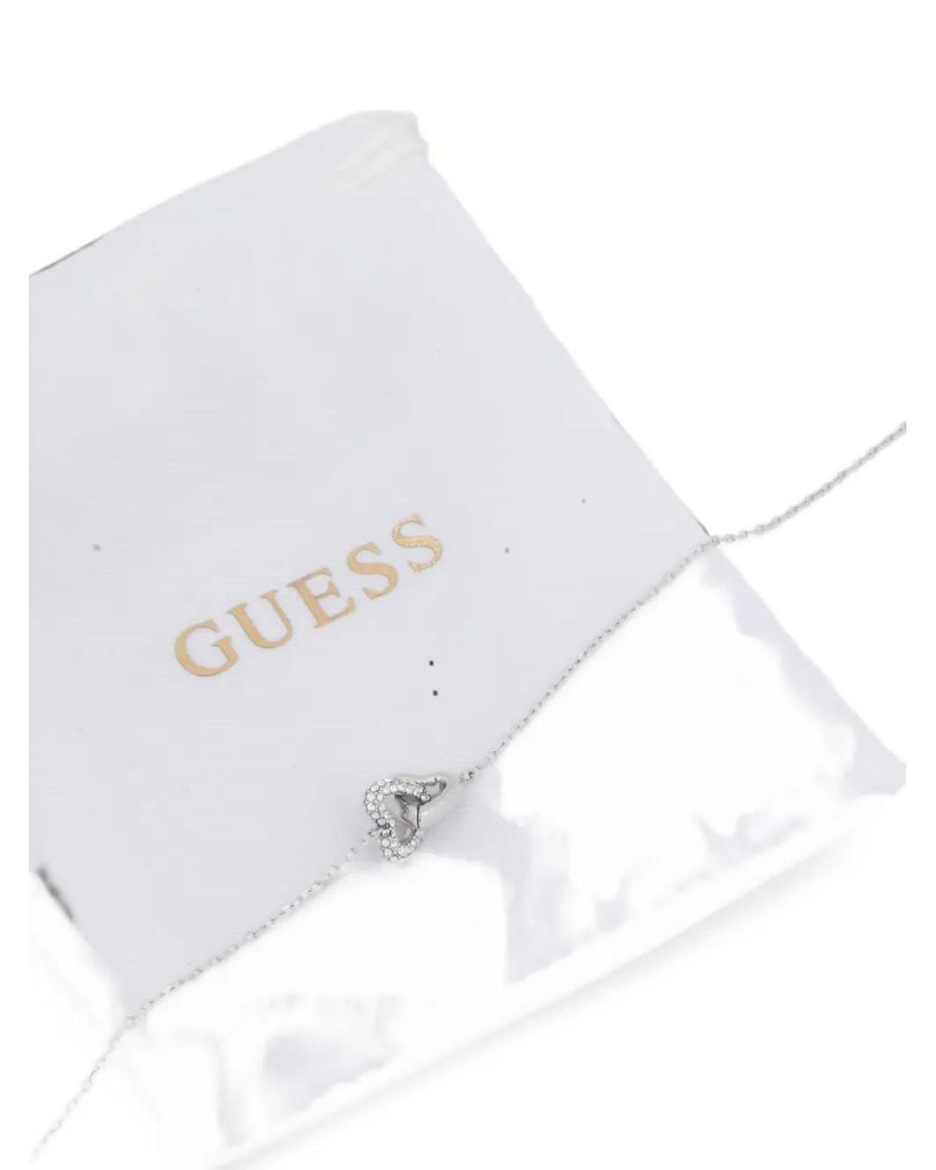 Guess White Beloved Necklace