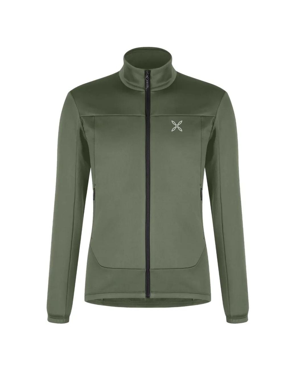 Montura Green Pulse Logo-Print Zip-Up Sweatshirt for men